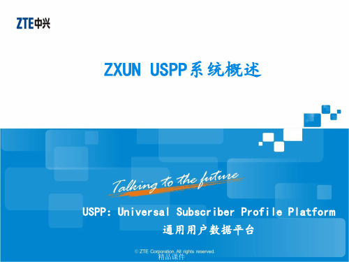 ZXUN USPP系统概述