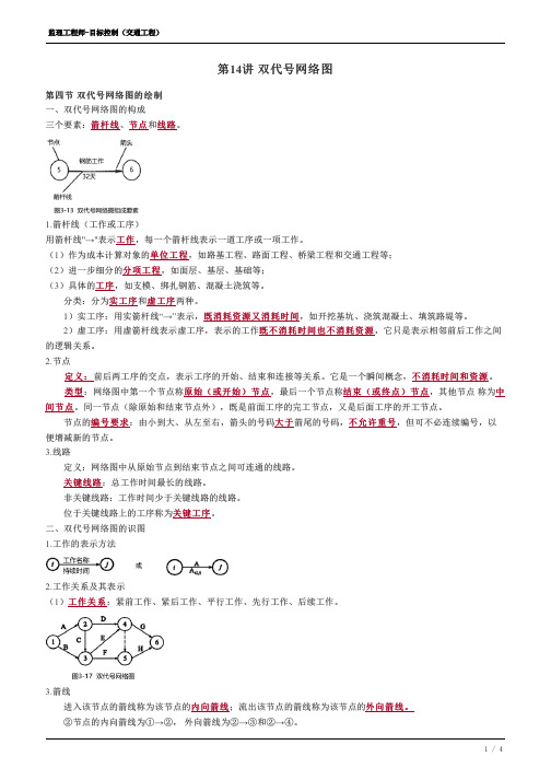 监理工程师-交通基础精讲--17、双代号网络图