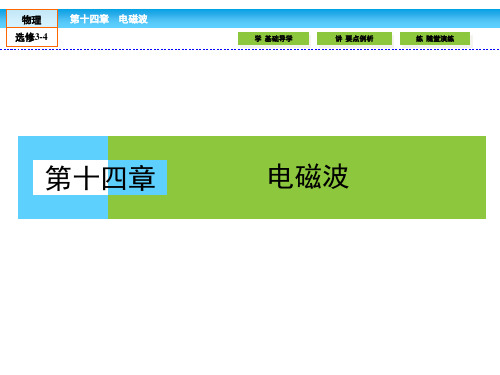 (人教版)高中物理选修3-4(同步课件)第十四章 电磁波 14.1