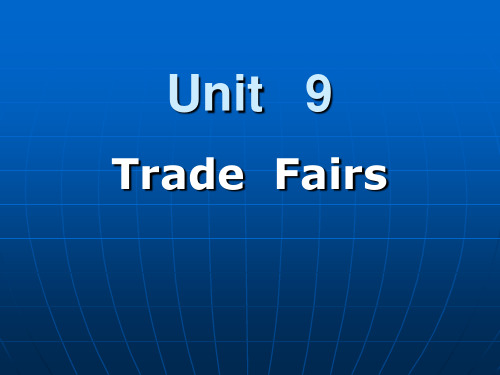 unit_9 trade fairs