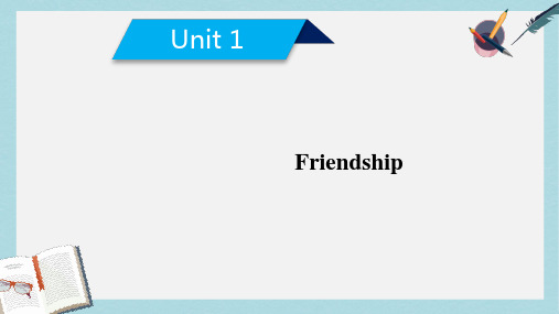 2018_2019学年高中英语Unit1friendship课件新人教版必修1