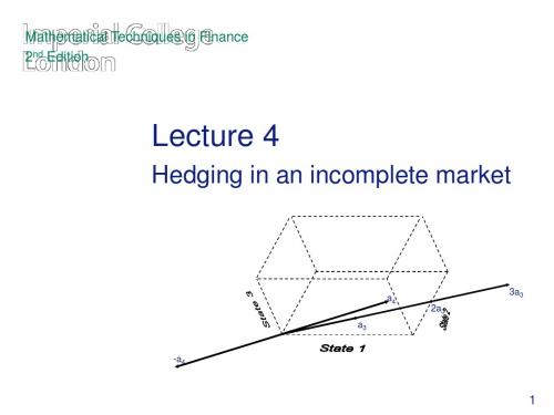 Mathematical Techniques in Finance (4)