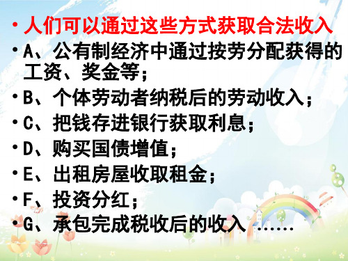 初中九年级思想品德第三单元第七课走向共同富裕的道路ppt课件