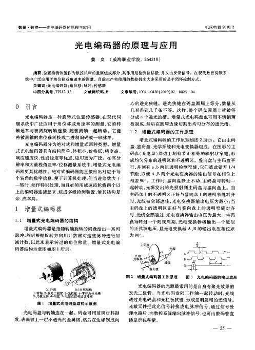 光电编码器的原理与应用