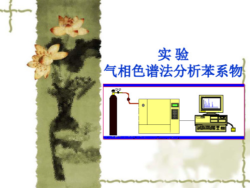 实验 气相色谱法分析苯系物