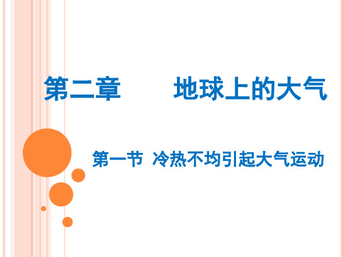 大气的受热过程