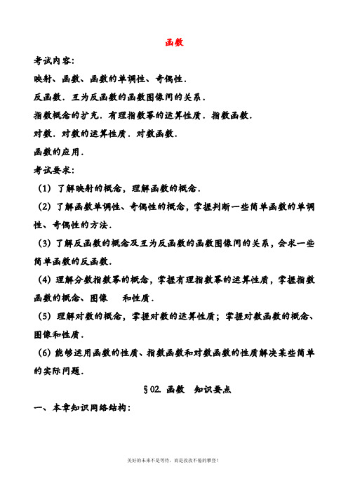 2019—2020年最新北师大版高一数学函数同步练习(精品试题)