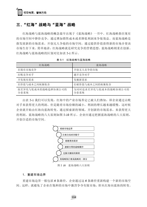 “红海”战略与“蓝海”战略_移动电商：营销方向_[共3页]