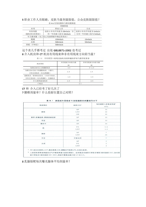 x诊断与介入放射学真题