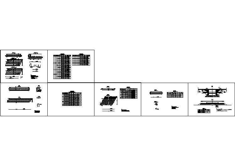 全套现浇盖板涵结构通用图(cad)