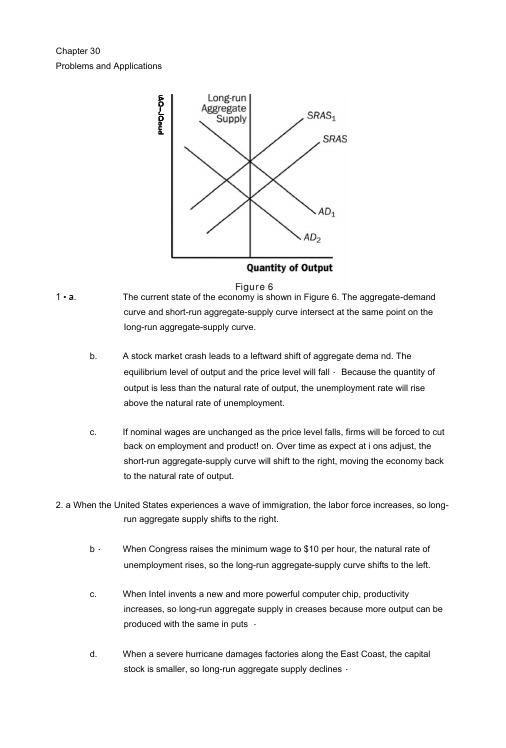 曼昆宏观经济学英文版参考答案第33章.docx