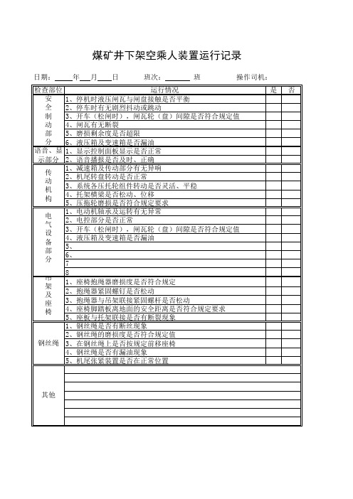 猴车运行记录(定)