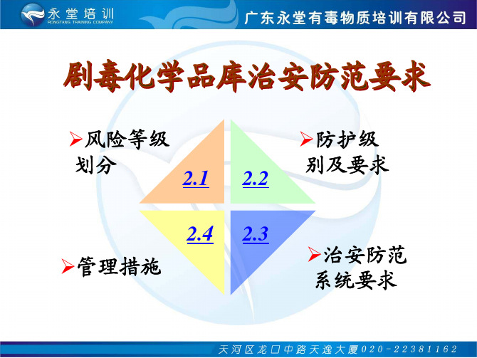 剧毒化学品库治安防范要求