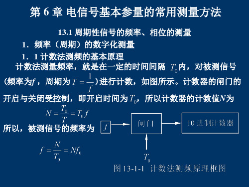 电信号基本参量的常用测量方法