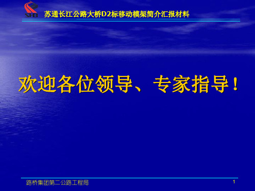 桥梁移动模架施工简介