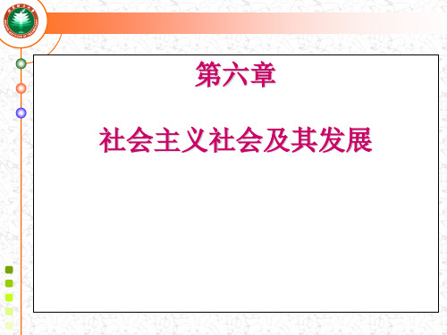 (完整版)第六章社会主义社会及其发展