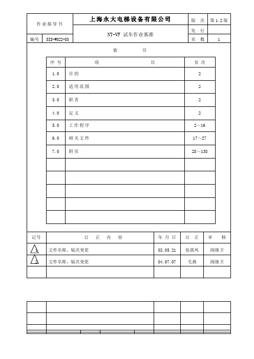 NT调试资料及故障码解说