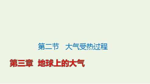 新教材高中地理第三章地球上的大气第二节大气受热过程课件湘教版必修第一册ppt