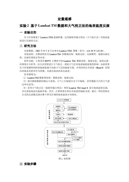 Landsat温度反演