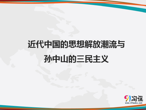 课件3：近代中国的思想解放潮流与孙中山的三民主义