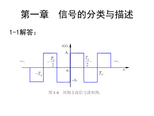 机械工程测试技术习题解答(第一章)