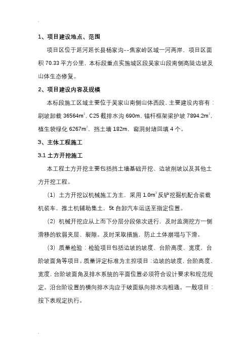 锚杆,格构梁施工设计方案