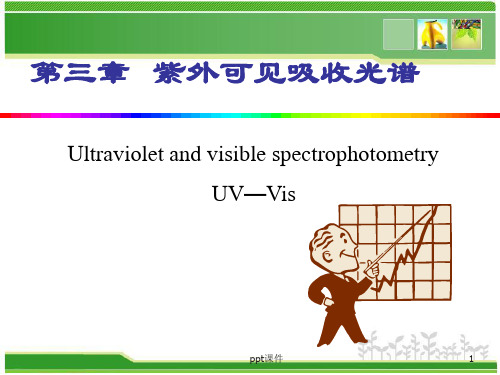 高分子材料研究方法--紫外可见吸收光谱  ppt课件