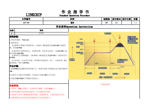 回流焊作业指导书