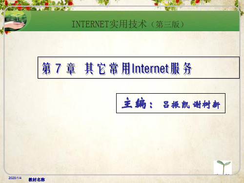 常用Internet服务培训教程(ppt 46页)