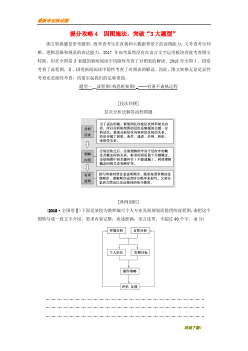 冲刺版高考语文二轮提分复习 专题7 提分攻略4 题型1 流程图(构思框架图)-有条不紊抓过程讲义【精】