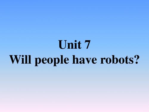 人教版英语八年级上册:Unit 7 Section B(3a-Self Check)课件(共19张PPT)
