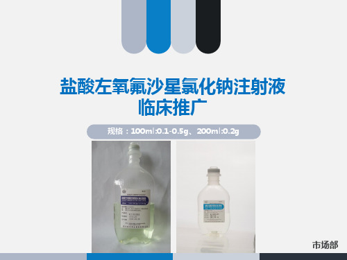 盐酸左氧氟沙星氯化钠注射液ppt课件