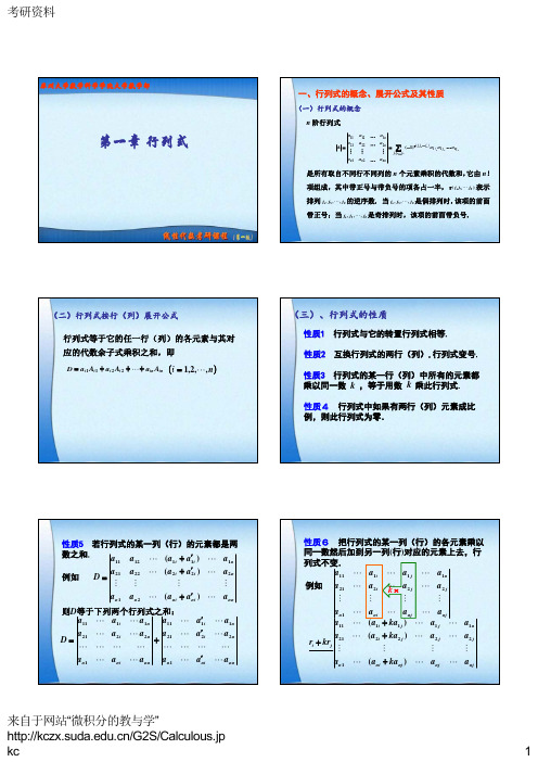 线性代数考研专题