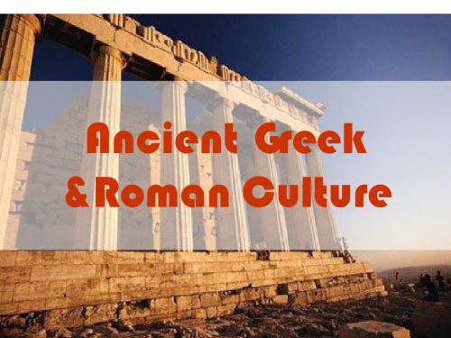 Ancient Greece and Rome