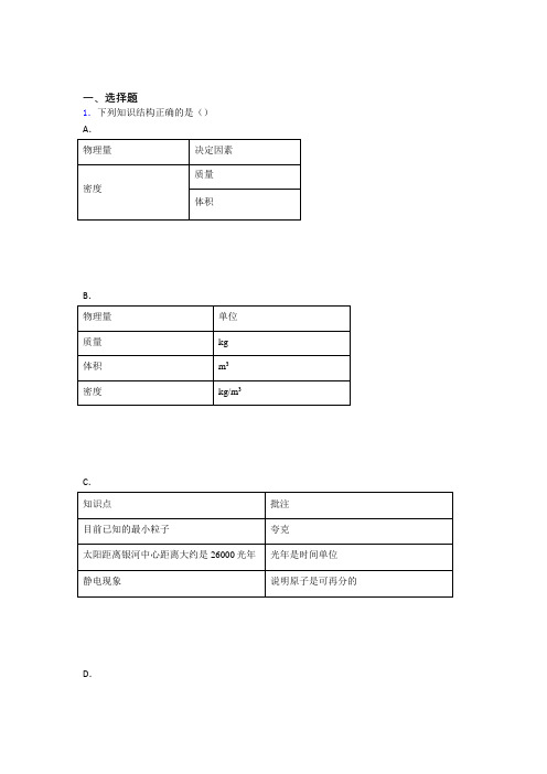 【人教版】初中物理九年级全册期末试卷(附答案)