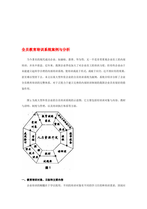 全员教育培训系统案例与分析