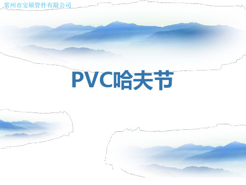 PVC哈夫节