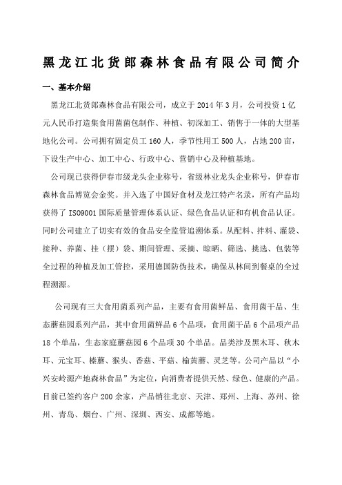 公司简介模板综述