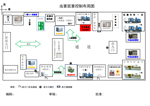 虫鼠害控制布局图(注塑)