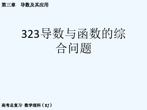 323导数与函数的综合问题[可修改版ppt]