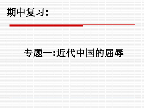 中国近代屈辱史课件