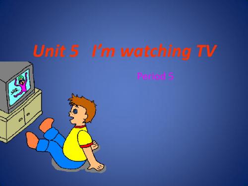 Unit5《I’m watching TV_Section B》课件6(28页)(人