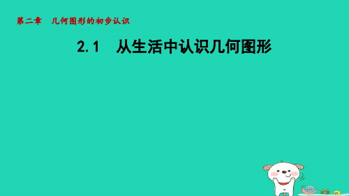 七年级上册第二章几何图形的初步认识2-1从生活中认识几何图形新版冀教版