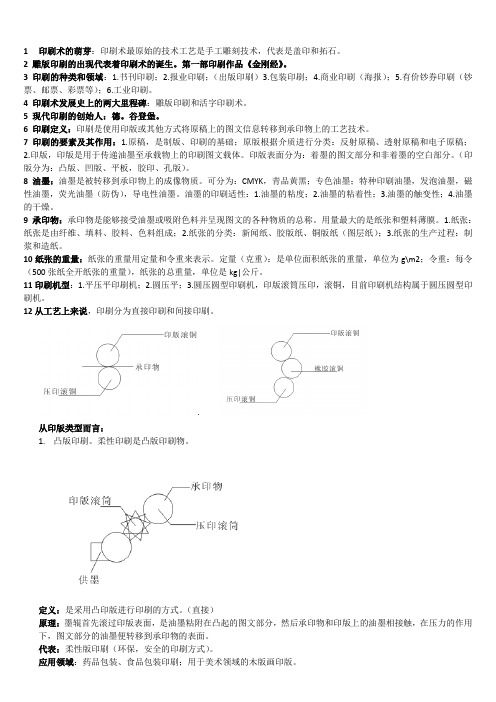 印刷资料