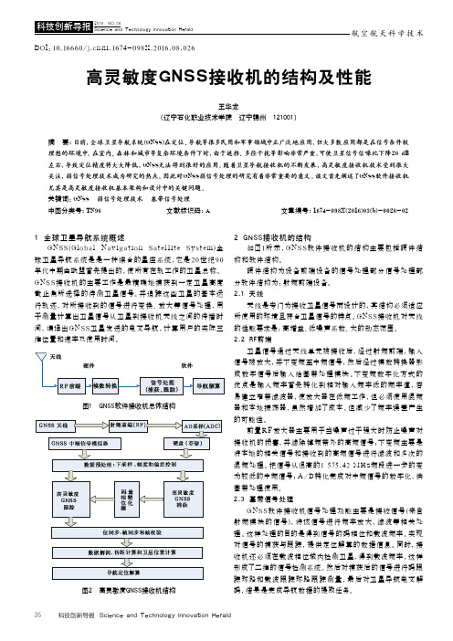 高灵敏度GNSS接收机的结构及性能