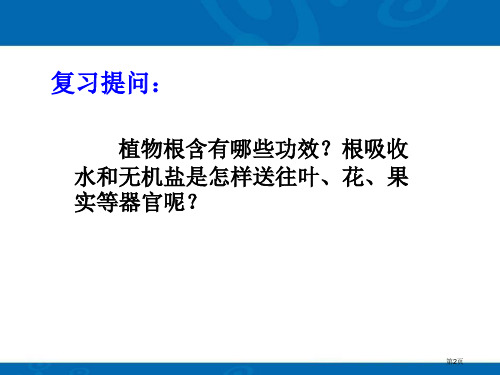 植物的茎与物质运输市公开课一等奖省优质课获奖课件