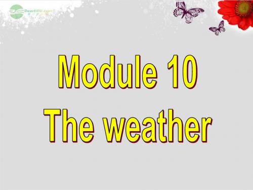 八年级英语上册Module10TheweatherUnit1Itmightsnow课件(新版)外研版