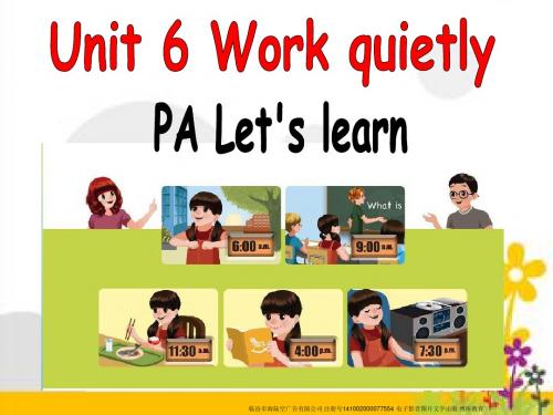 【5年级下】PEP小学英语Unit6 A Lets learn课件