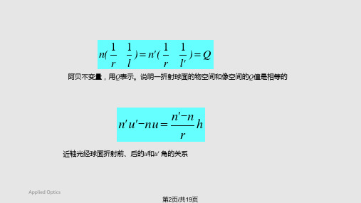 应用光学总结