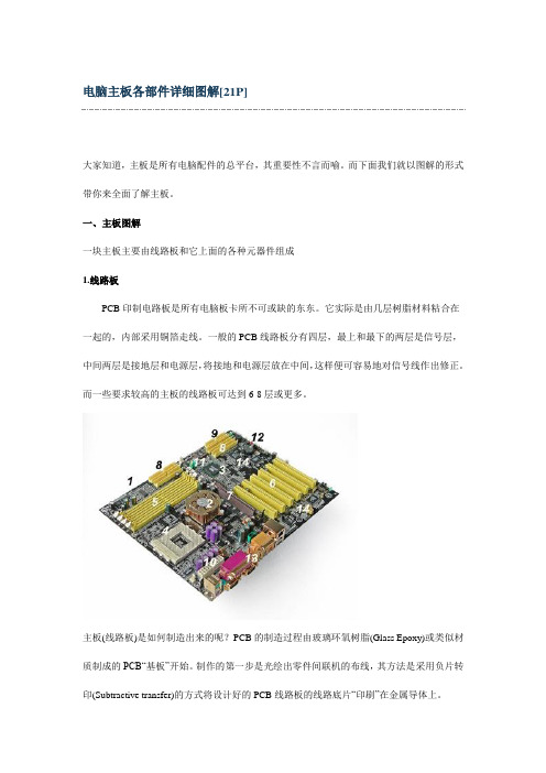 电脑主板各部件详细图解[P]